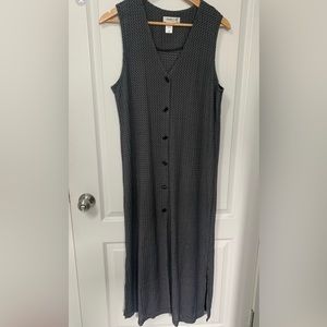 Cold water Creek - Size Medium- Buttons down front- Silt on each side. EUC